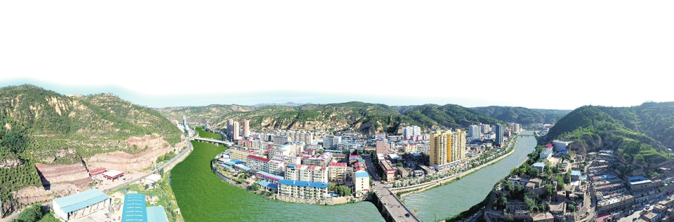 大宁县城全景.